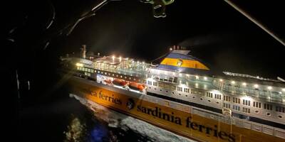 L'intervention en mer et en pleine nuit d'un hélicoptère entre la Corse et la Côte d'Azur pour évacuer la passagère d'un ferry