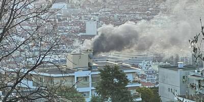 Un blessé grave dans l'incendie du centre-ville de Nice ce mardi matin