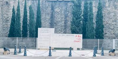 À Toulon, le monument à l'Algérie française dégradé
