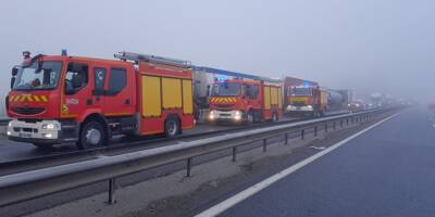 Le verglas provoque un carambolage sur l'autoroute: 1 mort et 3 blessés graves dans la Loire
