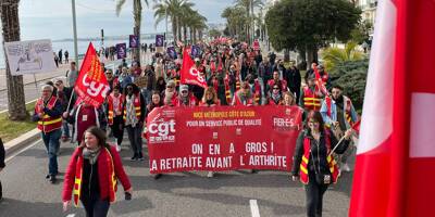 Grève contre la réforme des retraites: des chiffres en baisse dans les Alpes-Maritimes et le Var en attendant la grève du 7 mars prochain... revivez cette journée de mobilisation