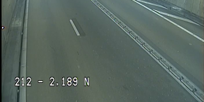La circulation totalement interrompue sur l'A500 en direction de Monaco après un accident de la circulation