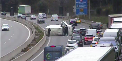 Impressionnant accident sur l'autoroute A8, le trafic fortement perturbé près de Cannes