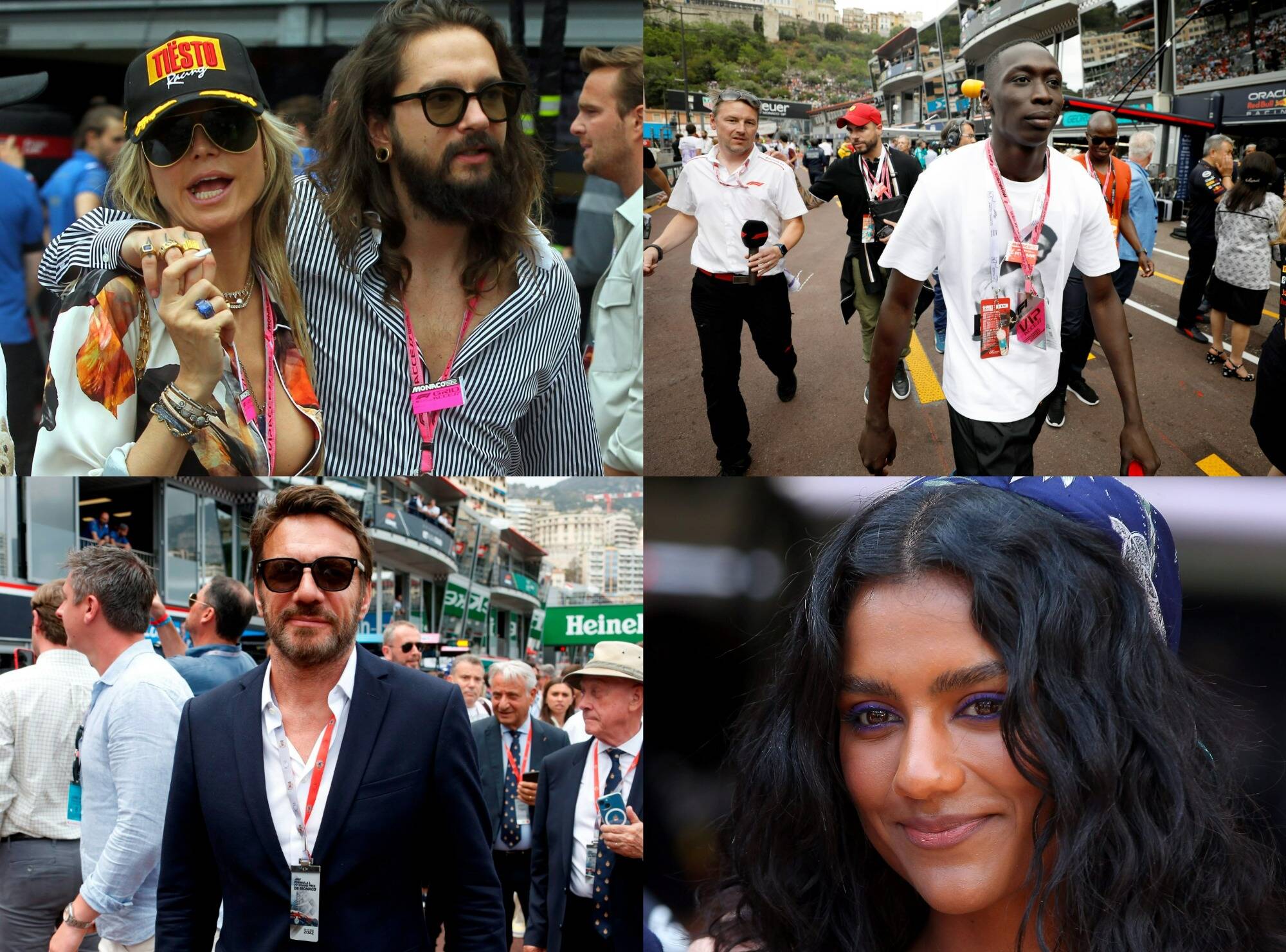 Zinedine Zidane, Naomi Campbell, Kit Harington, Evan Fournier, Heidi Klum, Kahby Lame... le 79e Grand Prix de Monaco a attiré les stars