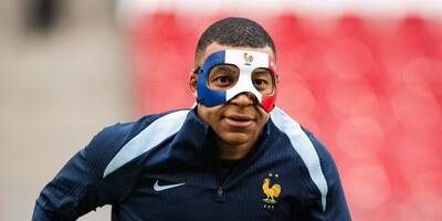 Euro-2024: Mbappé dévoile son masque à l'entraînement