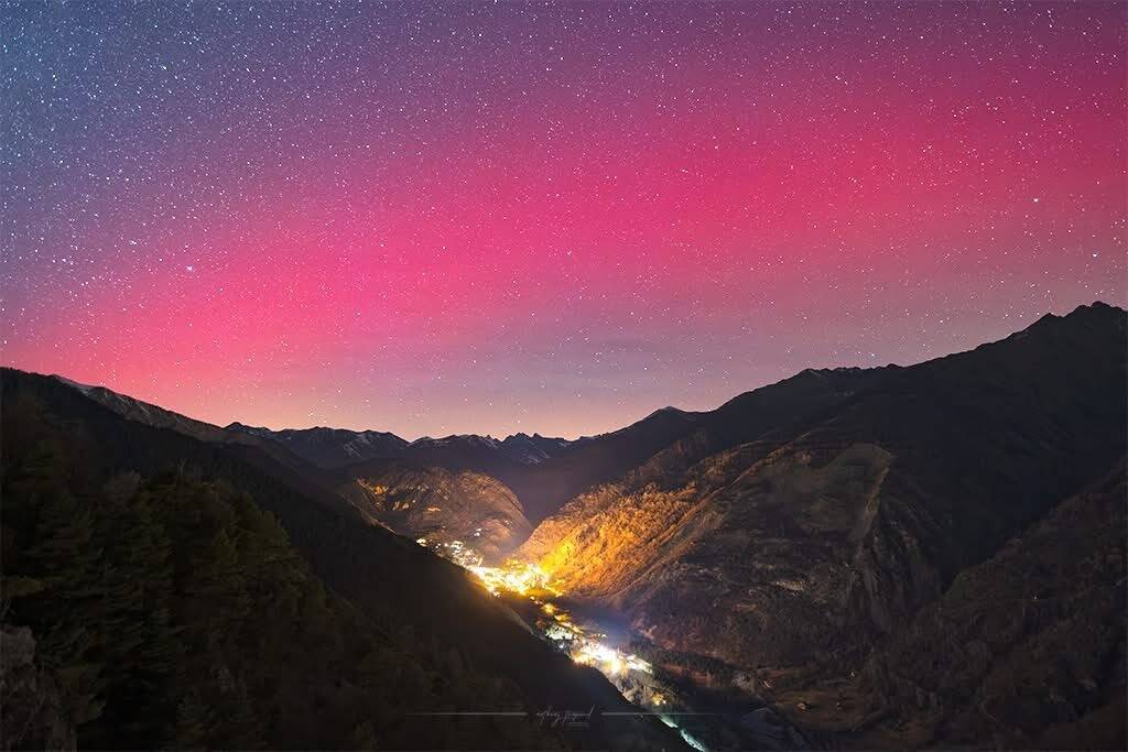 Des aurores boréales aperçues dans les Alpes-Maritimes et le Var pour le Nouvel An, voici les plus belles images