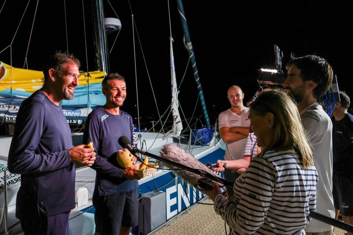 "En bon Méditerranéens, on n'allait pas faire la route nord": Mikael Mergui et Ludovic Méchin ont bouclé la Transat Jacques-Vabre