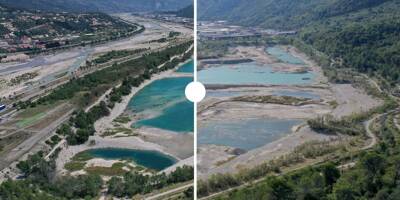 AVANT/APRES. Quel est l'état des cours d'eau et des lacs azuréens après la sécheresse estivale?