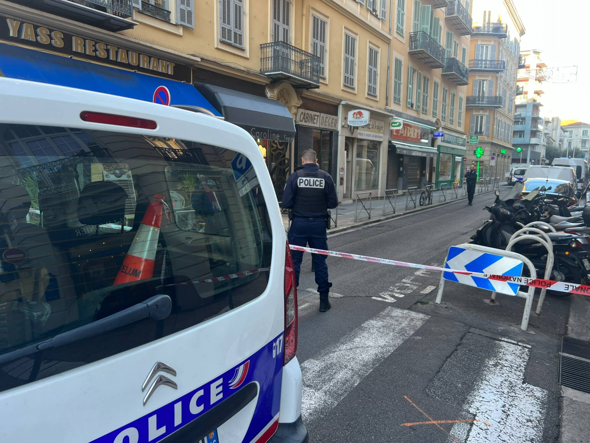 Le patron du bar avait coulé un client dans le béton: la reconstitution en cours à Nice ce mardi