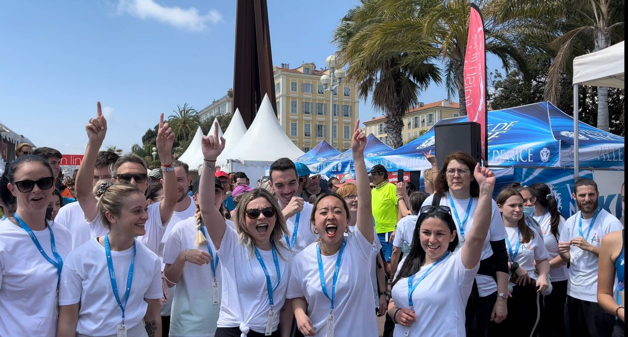 Jusqu'à ce dimanche la No Finish Line a pris ses quartiers sur la promenade des Anglais à Nice