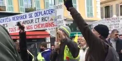 Le rassemblement pour la défense des libertés individuelles se transforme en mini-manif à Nice