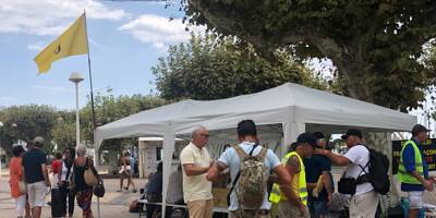 Les gilets jaunes plantent la tente aux Allées à Cannes