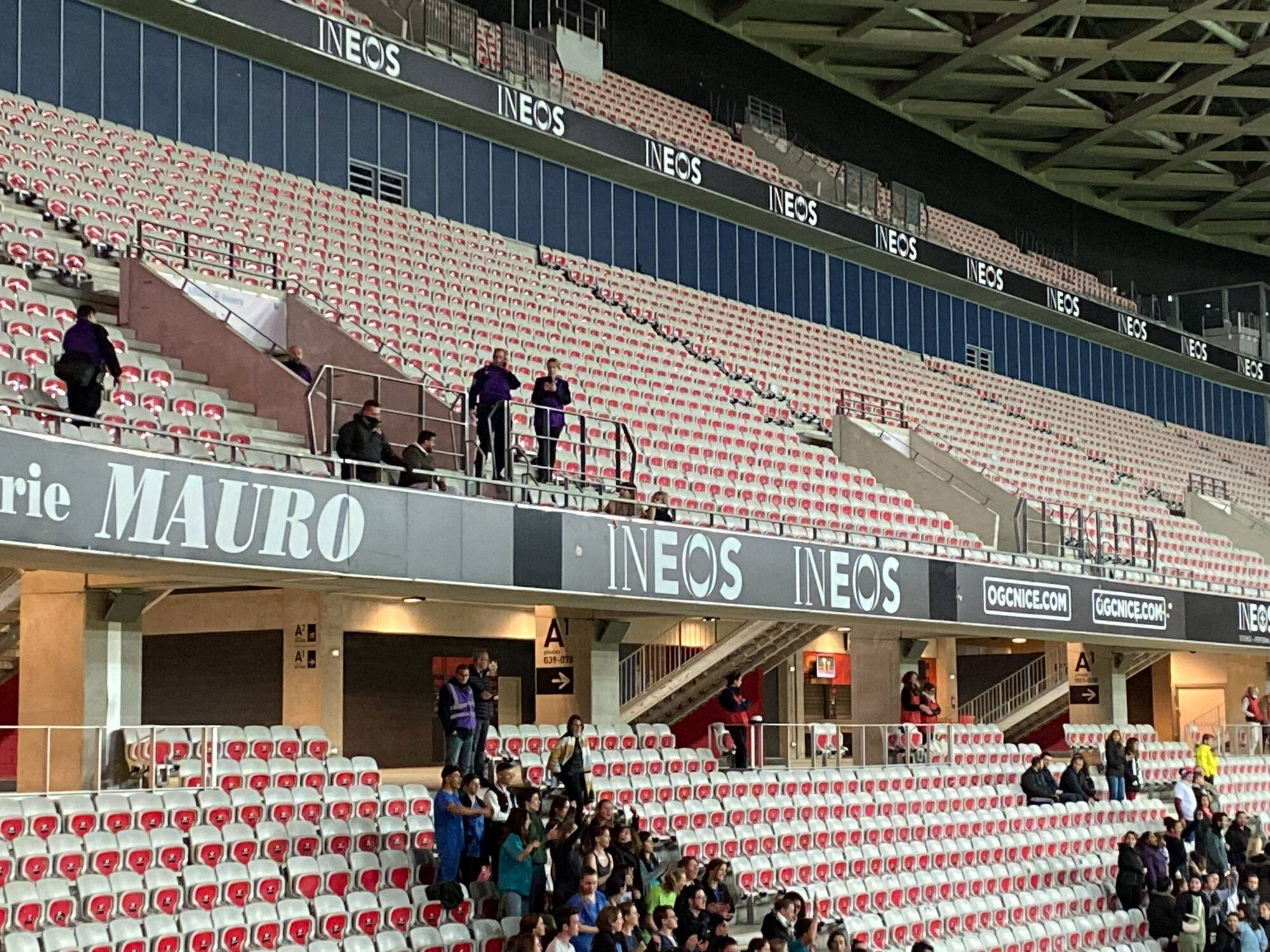 Un exercice de sécurité en cours à l'Allianz Riviera en prévision des JO et de la coupe du monde de rugby, suivez notre direct