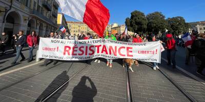 Comme chaque samedi, plusieurs centaines d'antipass manifestent à Nice