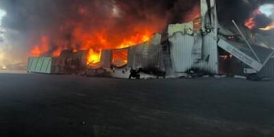 Incendie dans un entrepôt de Villeneuve-Loubet: 