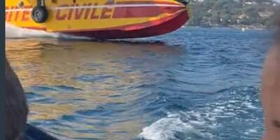 Dans le golfe de Saint-Tropez, un plaisancier gêne les manoeuvres des Canadairs et frôle un grave accident