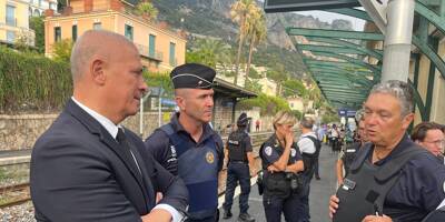 Plusieurs migrants découverts dans un train lors du premier déplacement du nouveau préfet des Alpes-Maritimes