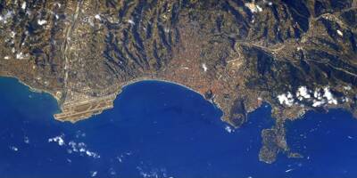 Une vue de Nice immortalisée depuis la station spatiale internationale