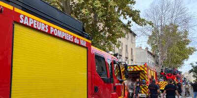 Incendie dans un immeuble de Saint-Jean-du-Var à Toulon: pas de blessé grave, mais un boulevard fermé à la circulation