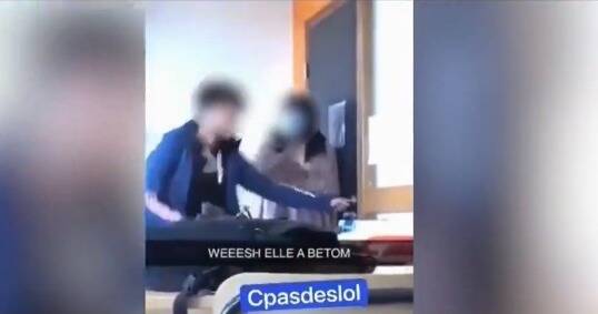 Une enseignante de Seine-et-Marne projetée à terre par un élève, la vidéo fait scandale