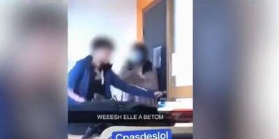 Une enseignante de Seine-et-Marne projetée à terre par un élève, la vidéo fait scandale