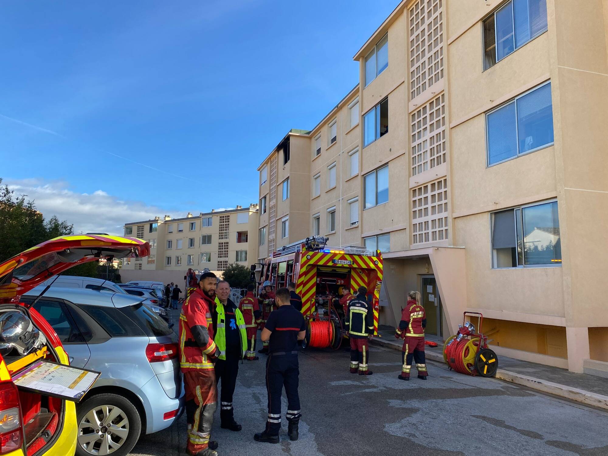 Un incendie se déclare dans un appartement à La Seyne-sur-Mer ce dimanche matin