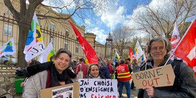 Baccalauréat: un rassemblement devant le lycée Amiral-de-Grasse contre la réforme des retraites