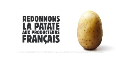 Burger king redonne la patate aux producteurs français en offrant un pack d'un kilo lors d'une commande