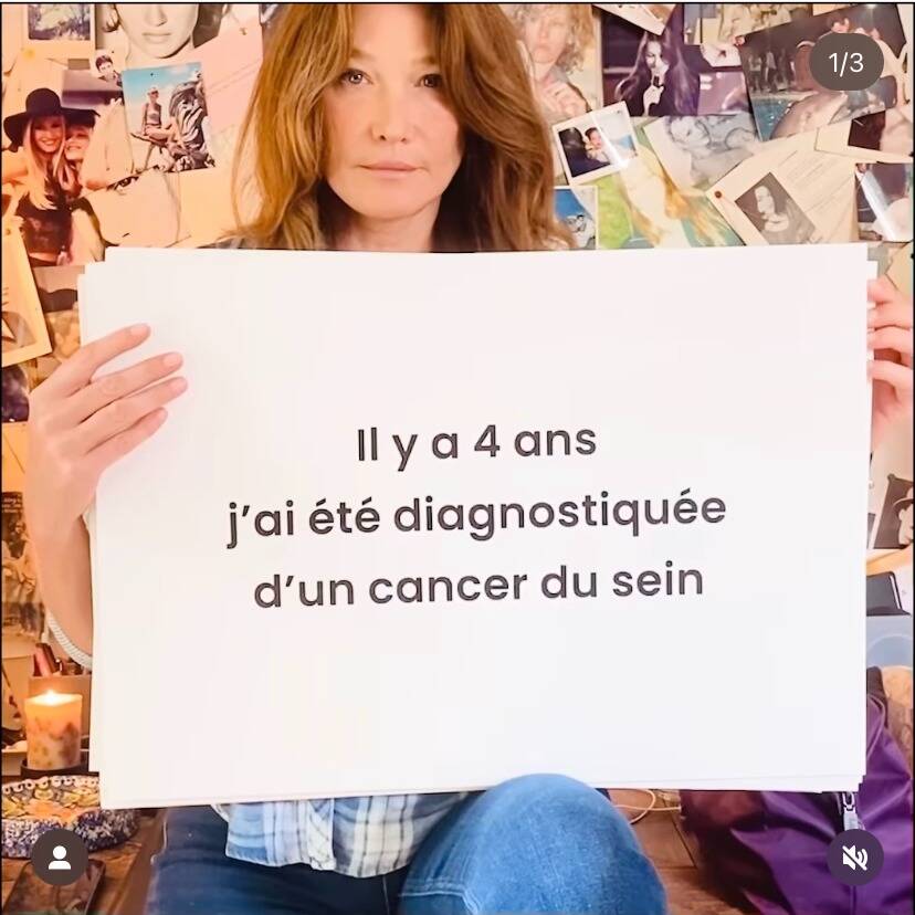 "Faites vos mammographies": Carla Bruni révèle avoir eu un cancer du sein