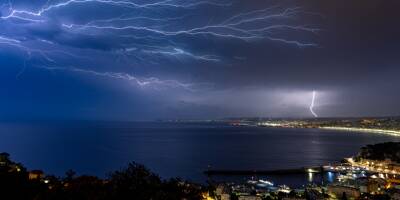 Vos images impressionnantes des orages de la nuit sur la Côte d'Azur