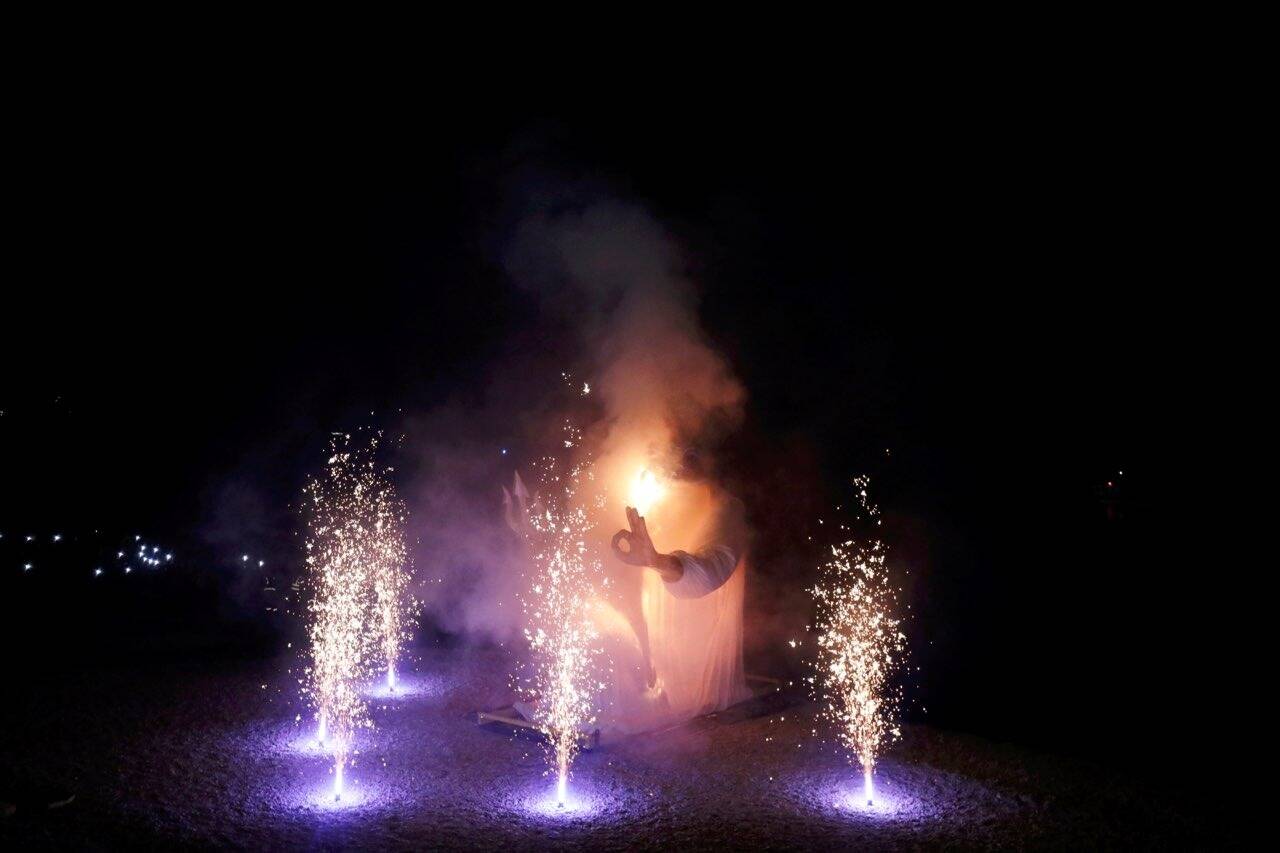 Le Roi du Carnaval de Nice a été incinéré sur le quai des États-Unis ce samedi soir