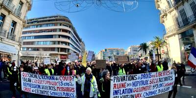 A Toulon, les anti pass sanitaire moins nombreux se font toujours entendre