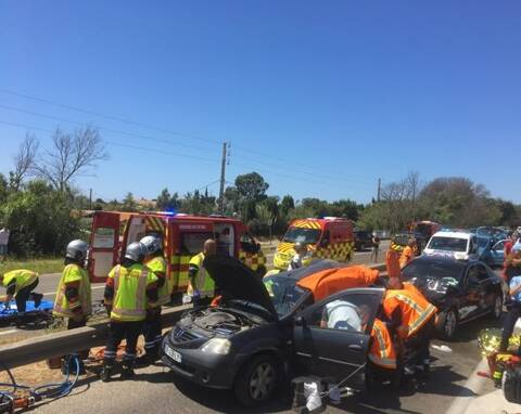 Collision Entre Trois Vehicules A La Londe Cinq Blesses Dont Un Enfant De 8 Ans Var Matin