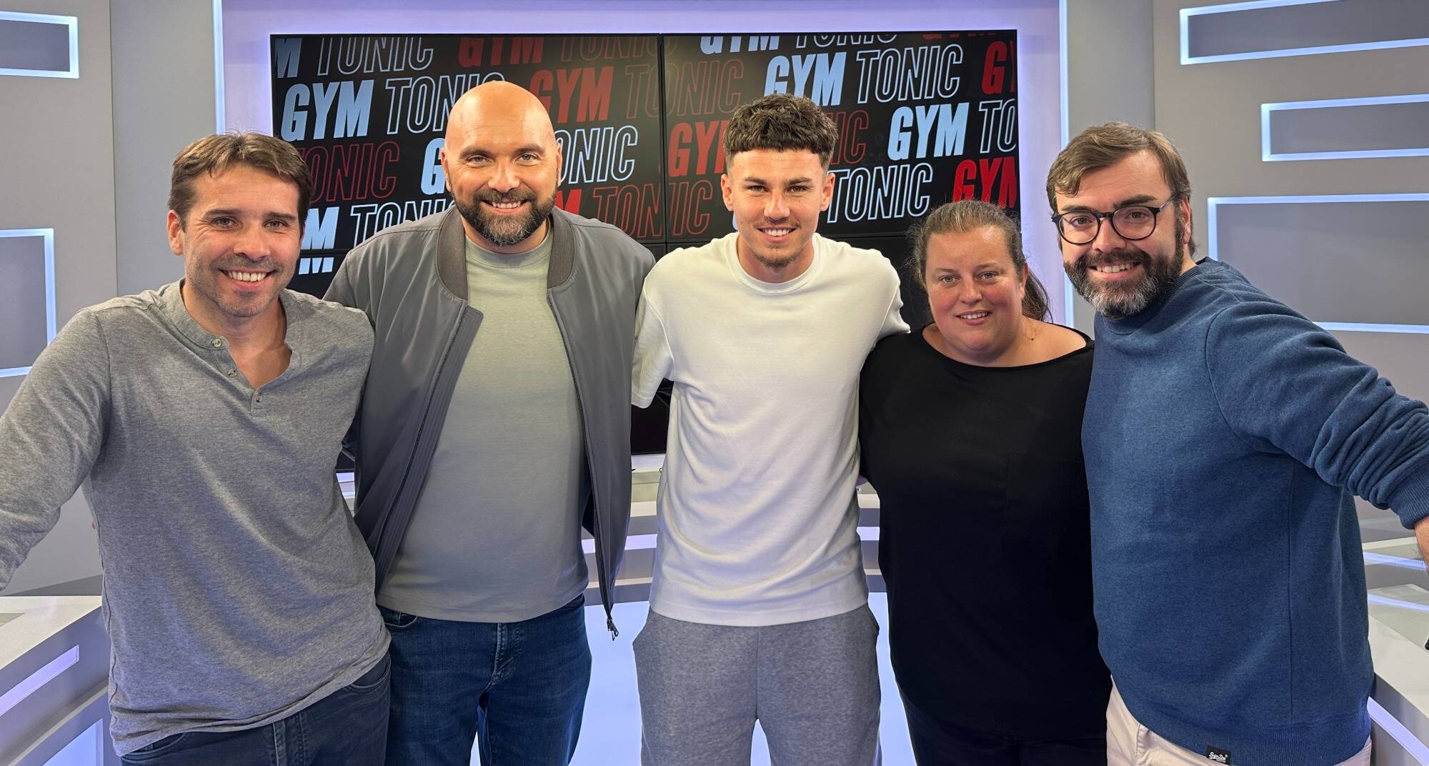 Tom Louchet, milieu de terrain à l'OGC Nice, invité exceptionnel de Gym Tonic