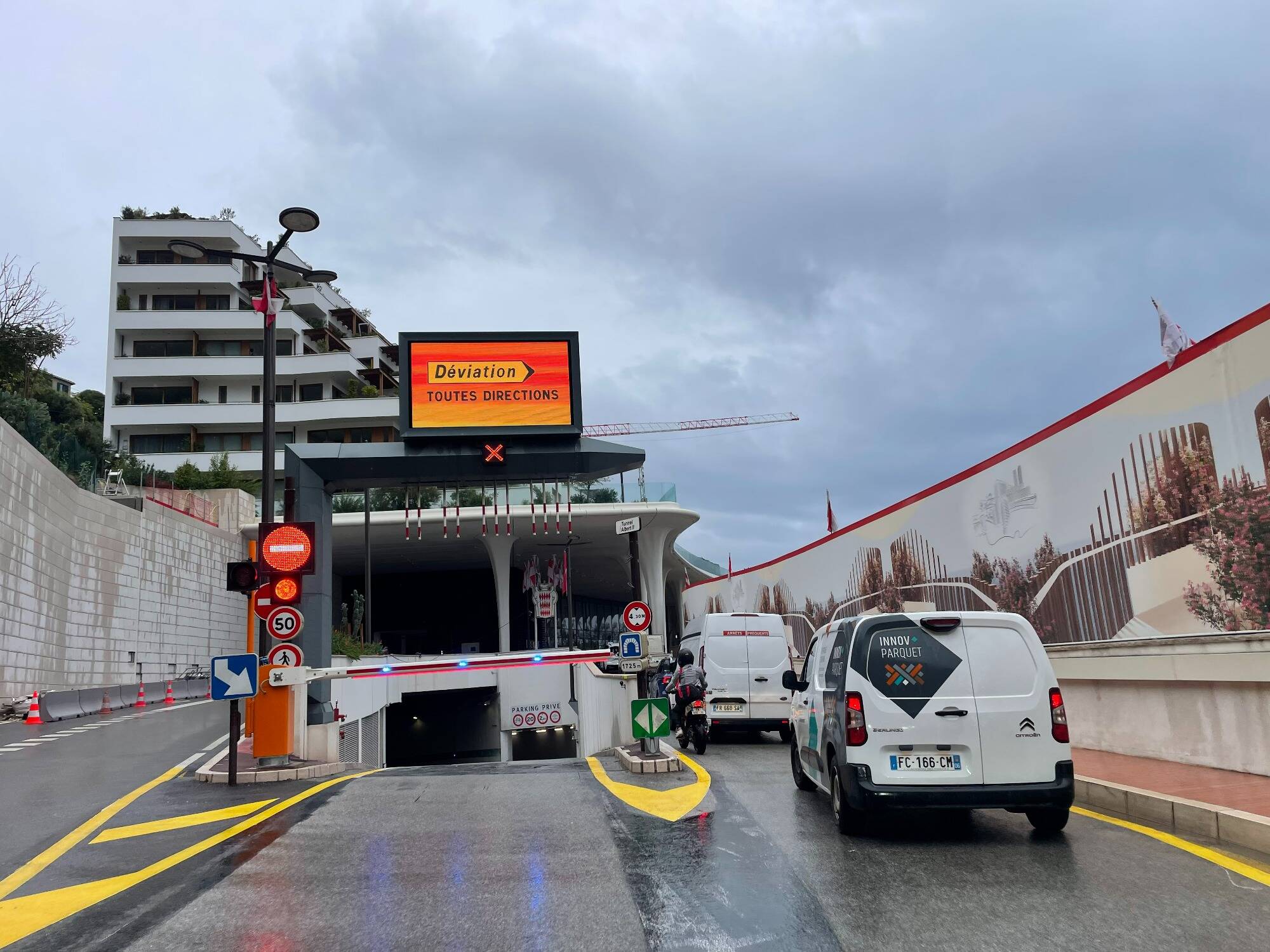 Le tunnel Albert II de Monaco provisoirement fermé après un accident de scooter à Cap-d'Ail