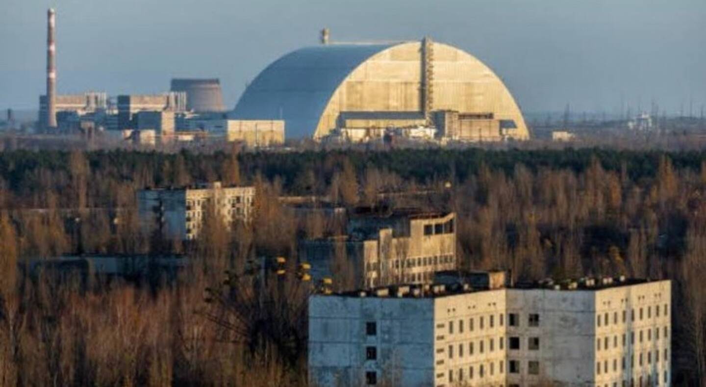 La centrale nucléaire de Tchernobyl.