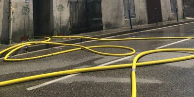 Les pompiers interviennent pour un feu de toiture à Tourrette-Levens