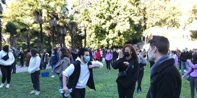 VIDEO. Les étudiants manifestent pour un vrai retour des cours en présentiel à Nice