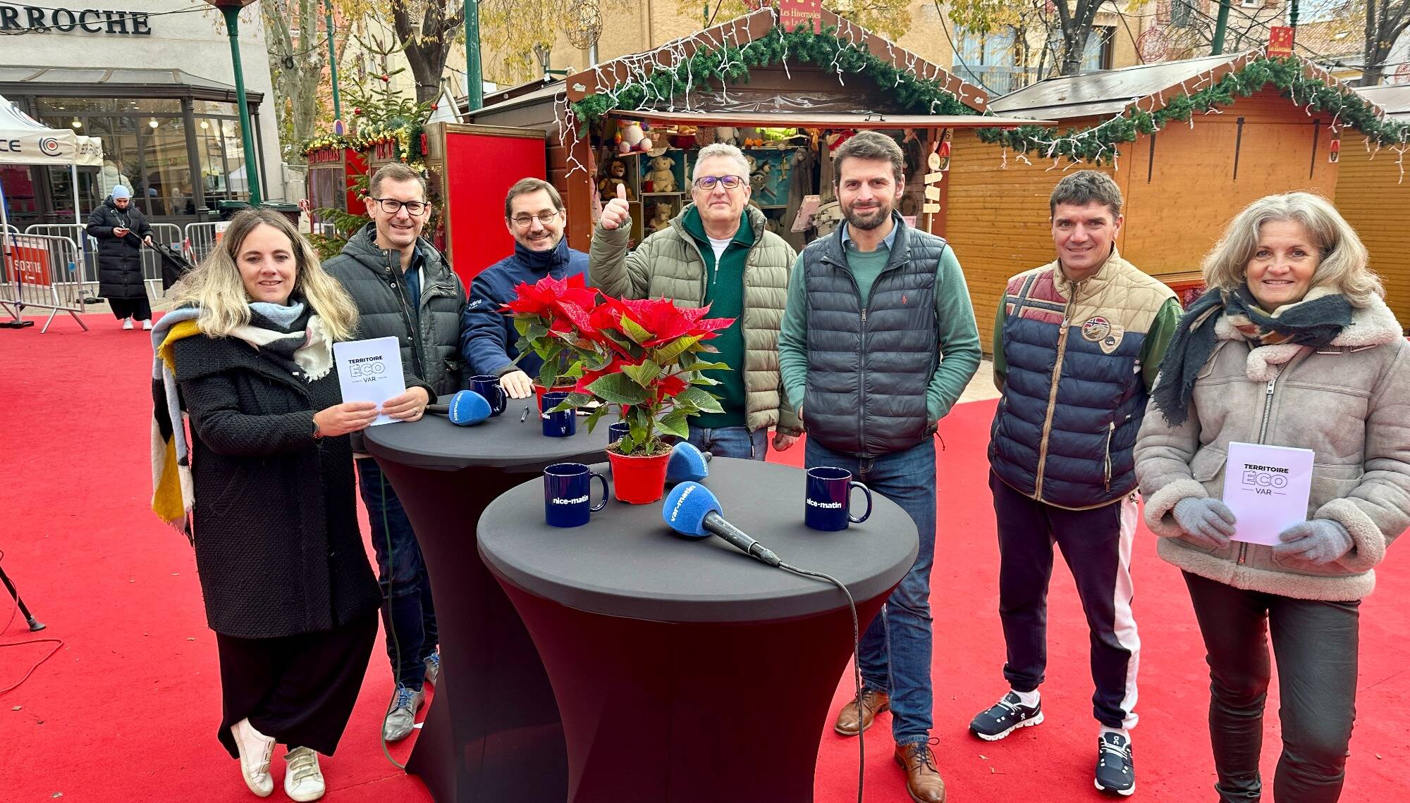 Territoire Éco Var s'invite sous le sapin en direct du marché de Noël de La Garde