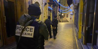 Opération d'envergure de la police judiciaire ce lundi matin dans le Vieux-Nice