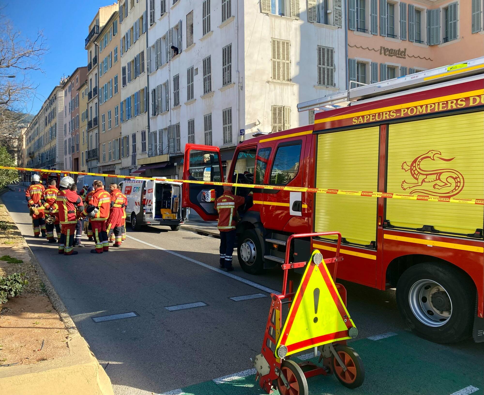 À Toulon, la rue Anatole France fermée pour une odeur suspecte