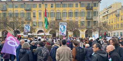 Des centaines de personnes mobilisées pour la paix à Gaza à Nice