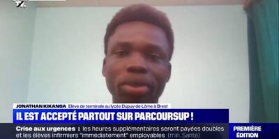 Jeune migrant congolais, Jonathan obtient 24 réponses positives pour ses voeux sur Parcoursup