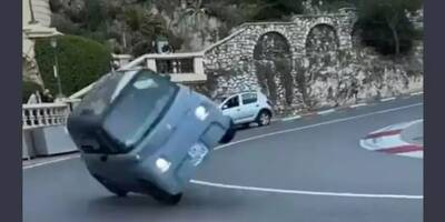 Un mineur retourne sa voiture sans permis après avoir négocié trop rapidement l'épingle du Fairmont à Monaco