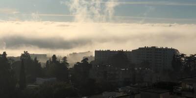 Une journée brumeuse dans les Alpes-Maritimes, selon Méteo-France
