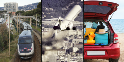 Train, avion, voiture : on a calculé le bilan carbone des touristes pour rallier la Côte d'Azur et comment le réduire