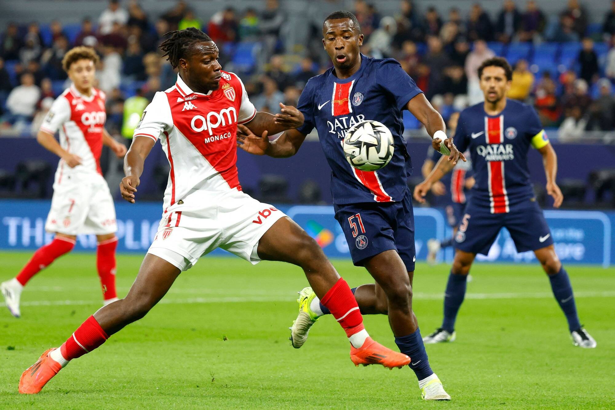 L'AS Monaco craque en fin de match face à Paris (0-1) et laisse filer le trophée des Champions