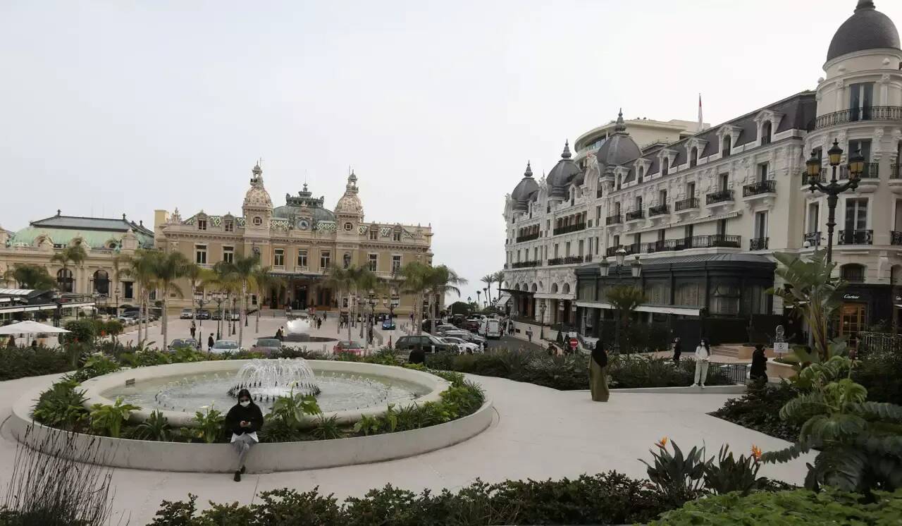 Des salariés de la Société des Bains de Mer en grève pendant le Grand Prix de Monaco