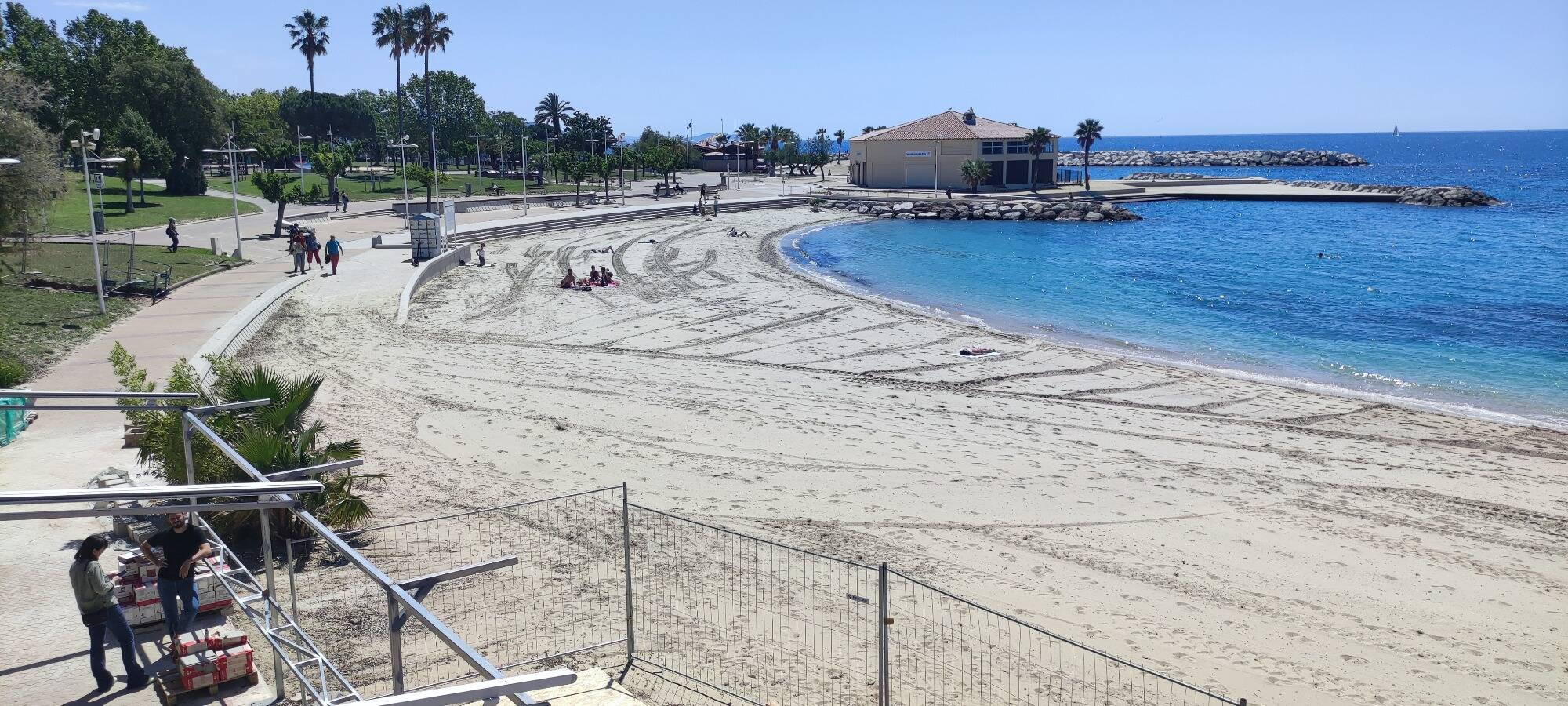Cette plage de Toulon se refait une beauté avant la saison estivale