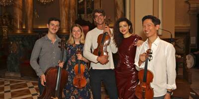 À Nice, un quator de l'orchestre philharmonique de Monte-Carlo va jouer pour les victimes des inondations en Ukraine